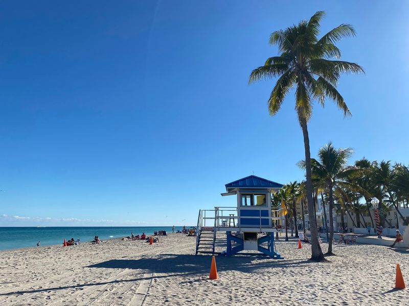 A Beach That Earns Its Clean Reputation