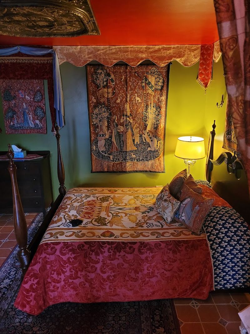 Tapestries, Artifacts, And Handcrafted Decor Throughout