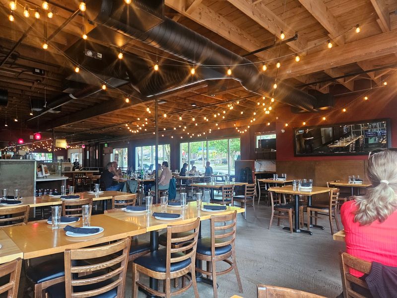A Big, Bright Dining Room With A Cozy Glow A Big, Bright Dining Room With A Cozy Glow