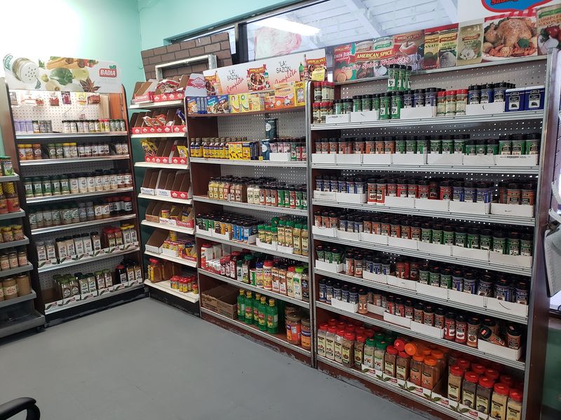 A Big Selection Of Seasonings And Staples