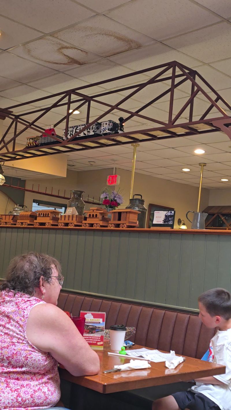 The Toy Train That Loops Around the Dining Room