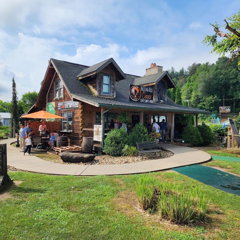 A Cabin That Doubles As A Coffee Shop