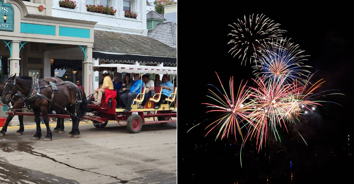Mackinac Island fireworks