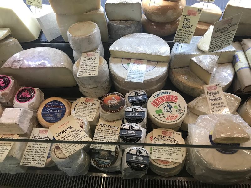 A Cheese Case With Range