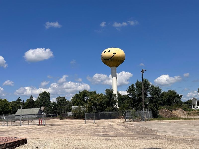 This Illinois Town Has a Smiling Water Tower