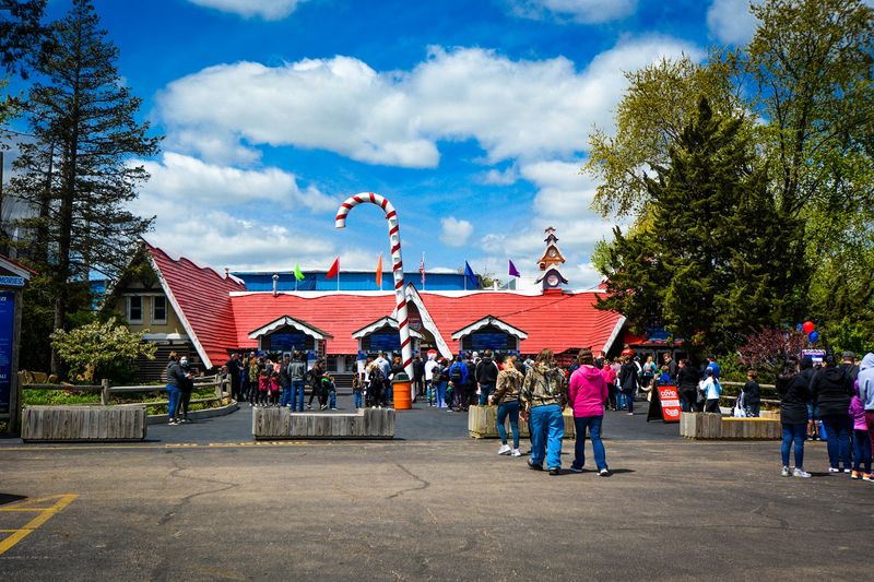 A Christmas-Themed Park On Dundee Avenue