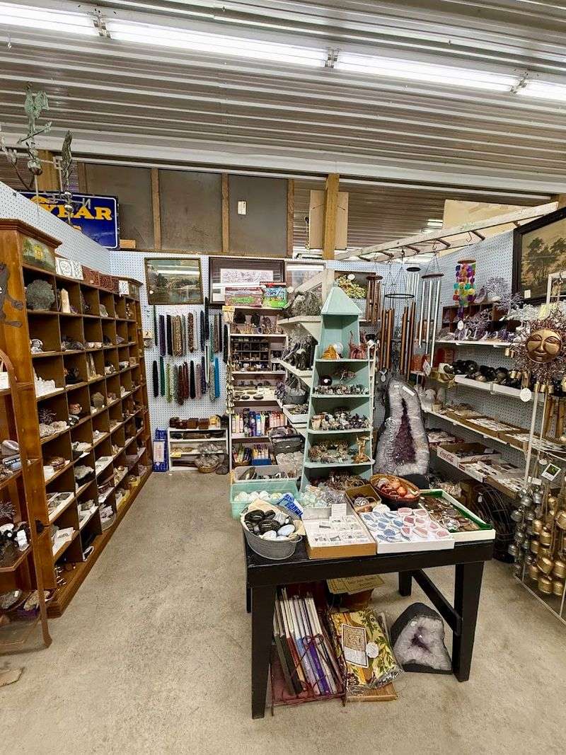 Rows of Booths Filled With Antiques and Curiosities