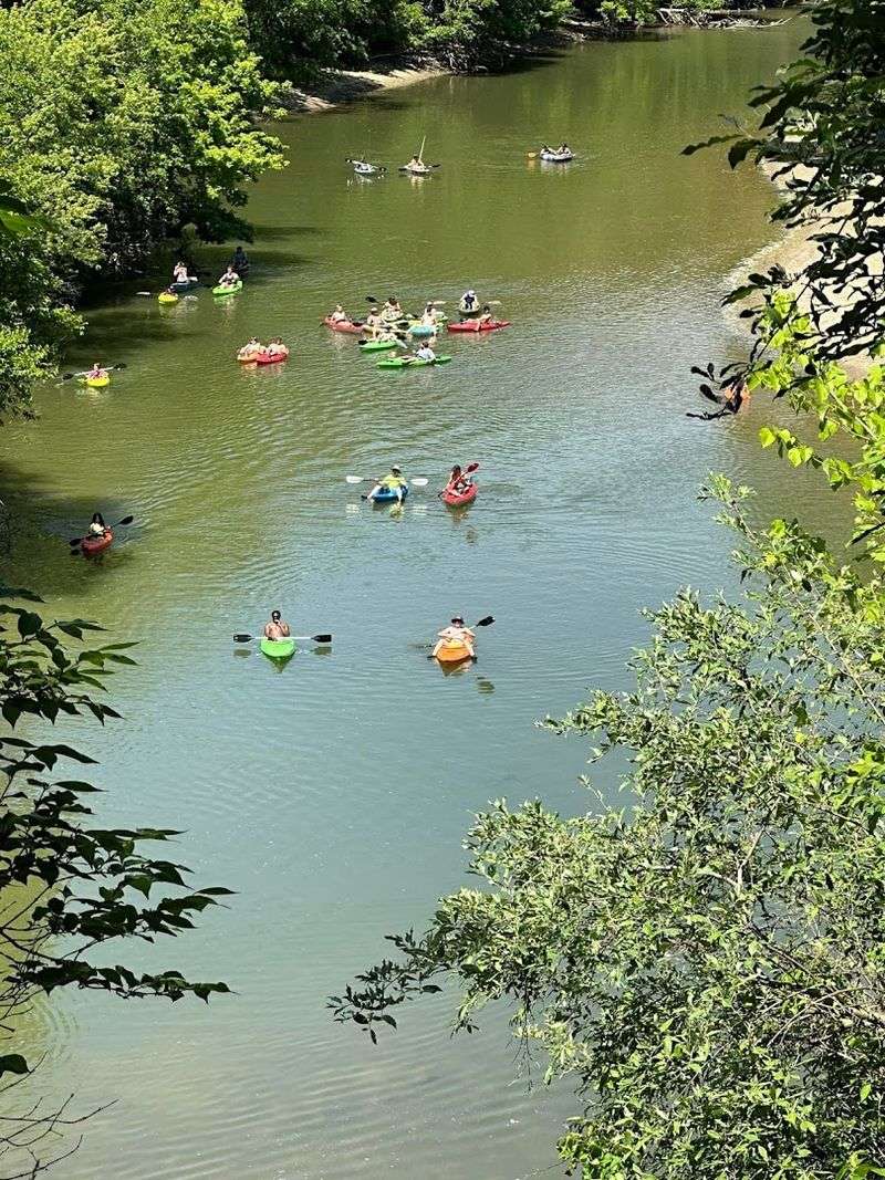 The Kaskaskia River Sets A Calming Scene