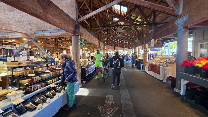 A Covered Market On Olympia's Waterfront Edge A Covered Market On Olympia's Waterfront Edge