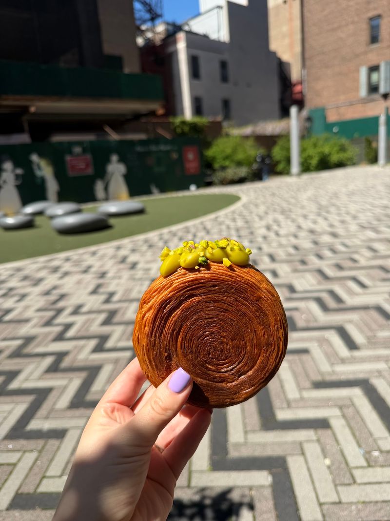 A Croissant That Refuses To Lie Down Flat