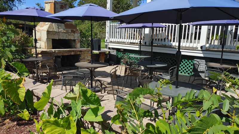A Cypress Bar And Fireplace Make Things Cozy A Cypress Bar And Fireplace Make Things Cozy