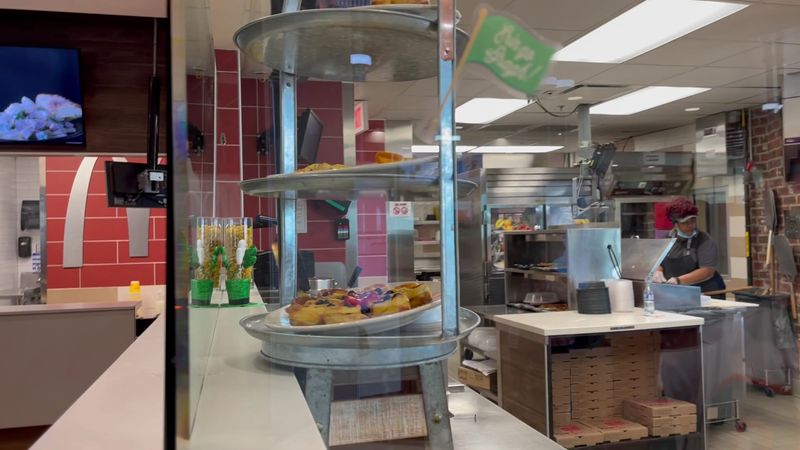 A Dedicated Dessert Bar Serves Cakes, Cheesecake, And Specialty Ice Cream