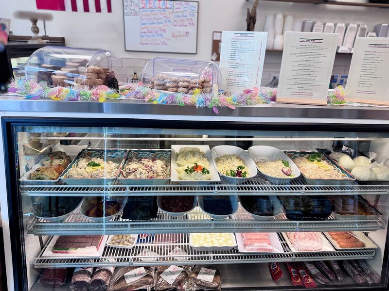 A Deli Case Packed With Authentic Specialties