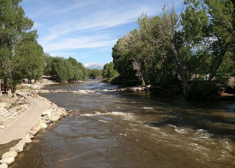 The Arkansas River Running Right Through Town
