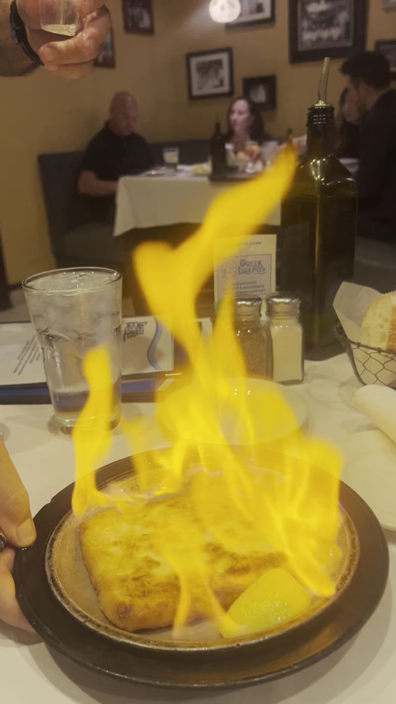 A Fiery Tradition Born in Chicago, Not Greece