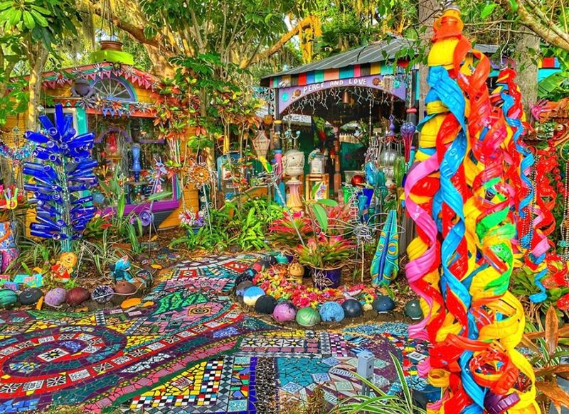 A Folk Art Fantasy Built From Everyday Trash