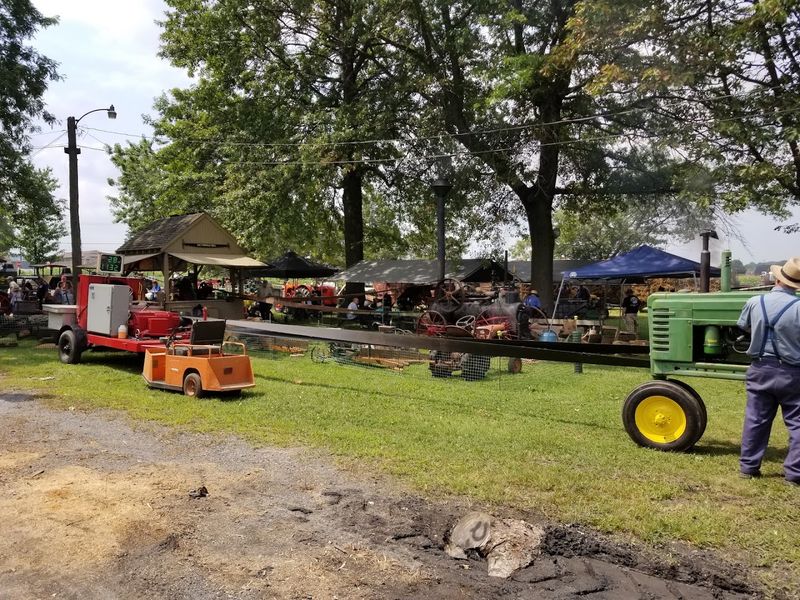 A Huge Flea Market Runs Alongside The Machinery