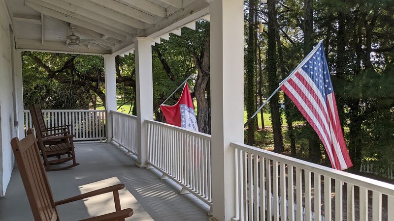 A Front Porch Facing A Living History Village A Front Porch Facing A Living History Village