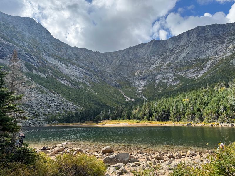 A Glacial Pond With Postcard-Worthy Peaks
