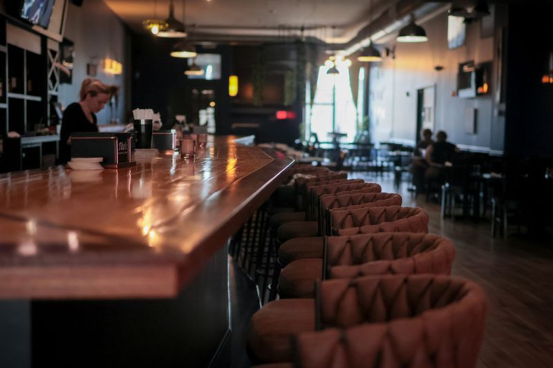 A Gorgeous Bar Steals The Show Inside A Gorgeous Bar Steals The Show Inside