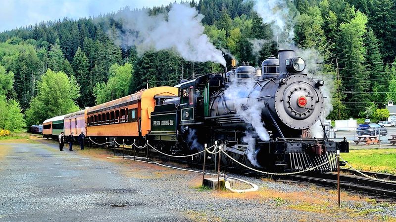 A Heritage Railroad in the Tiny Town of Elbe