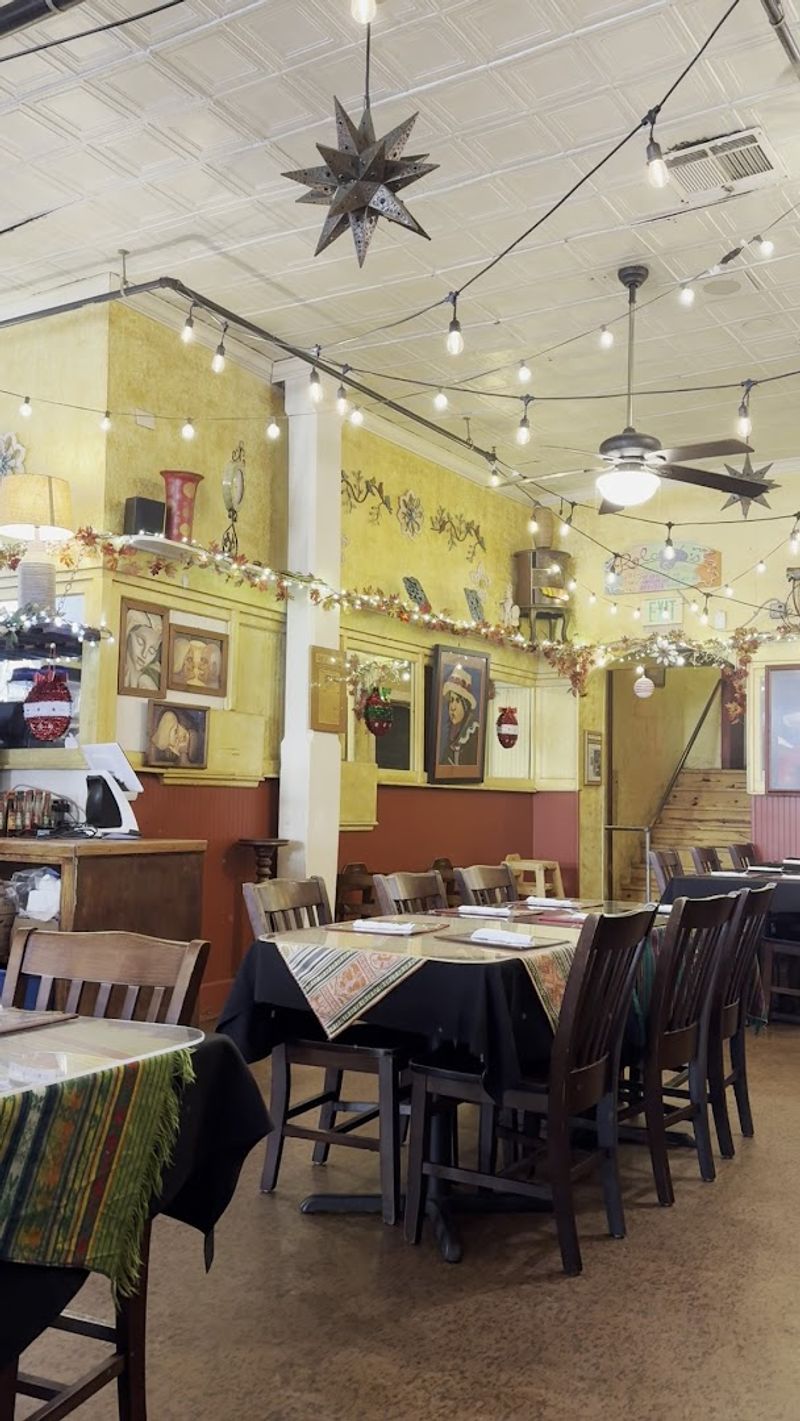 Colorful Walls And Lush Greenery Set The Scene