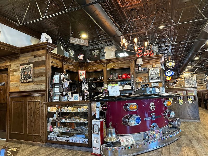 Walls Packed With Route 66 Memorabilia