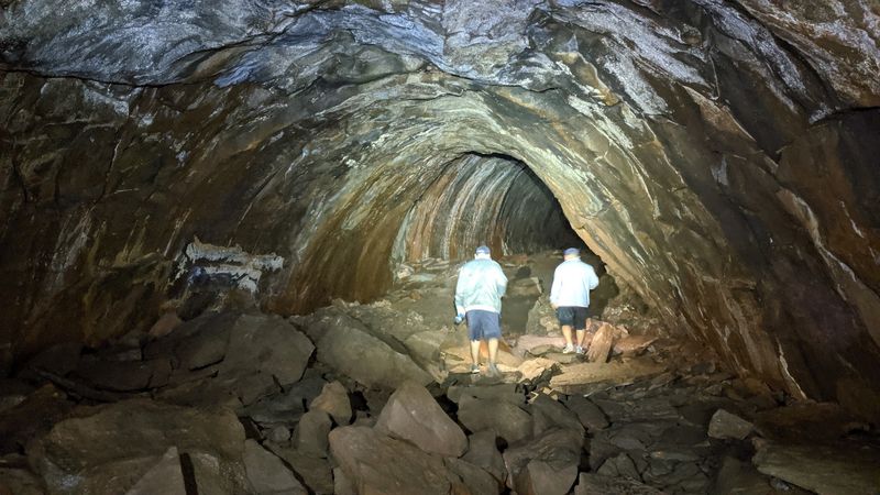 A Lava-Carved Tunnel Beneath the Coconino Forest