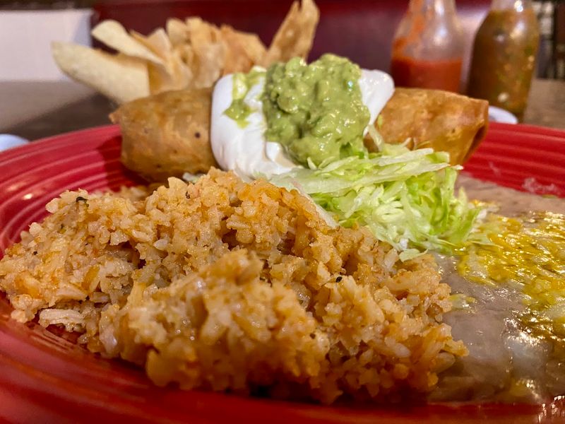 That Heavenly Green Chili Chimichanga