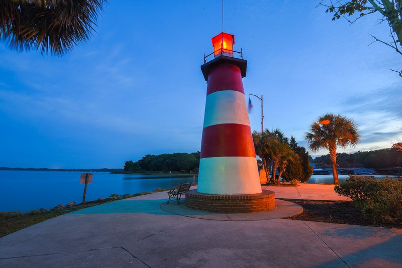 A Lighthouse Far From The Ocean