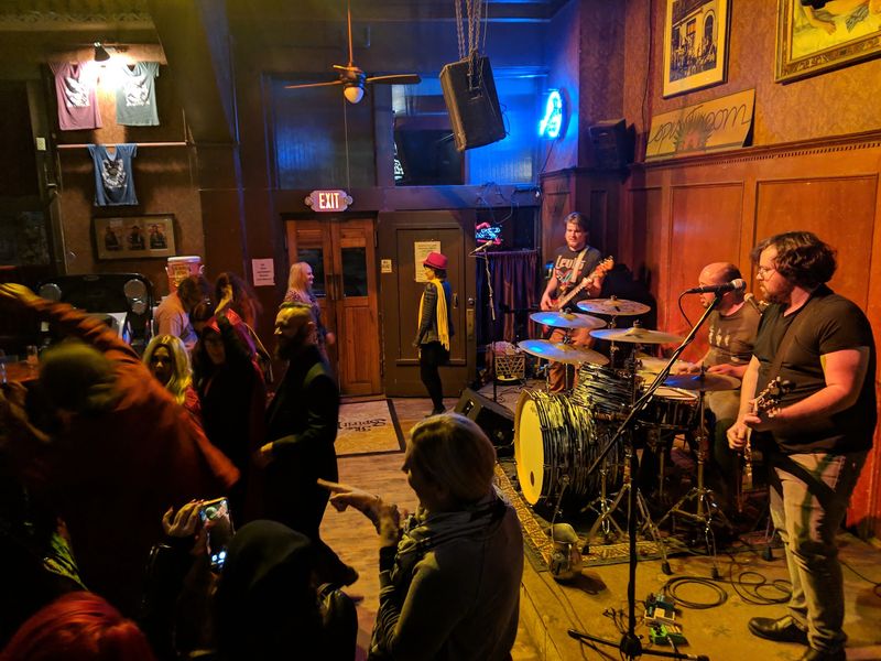 A Lively Gathering Spot Downstairs