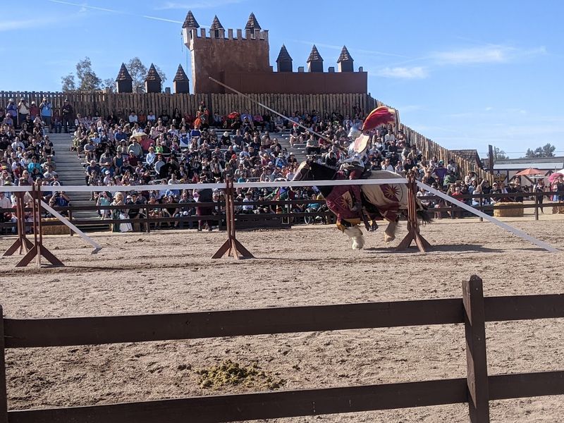 Jousting Knights And Arena Spectacles