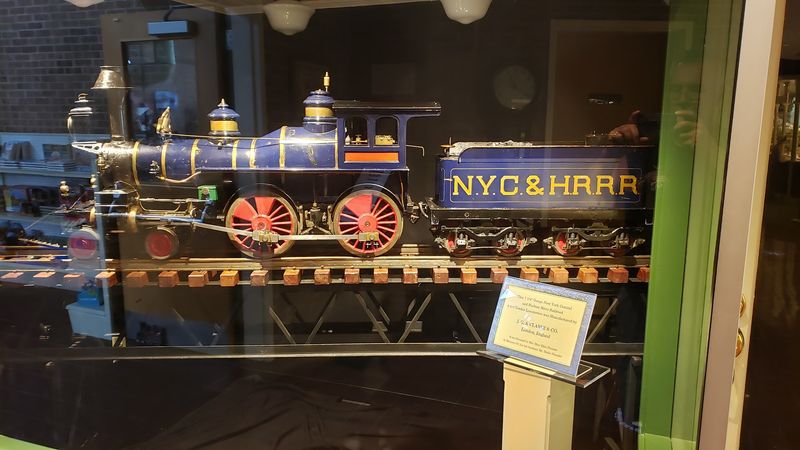 A Lobby Train Table That Charms the Youngest Visitors