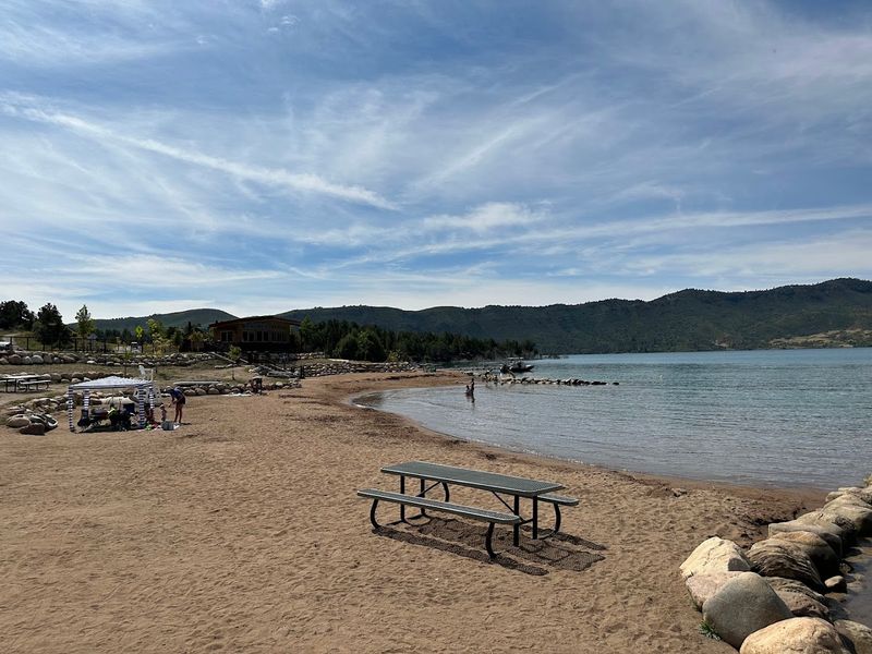A Man-Made Beach That Earns Its Mountain Stripes