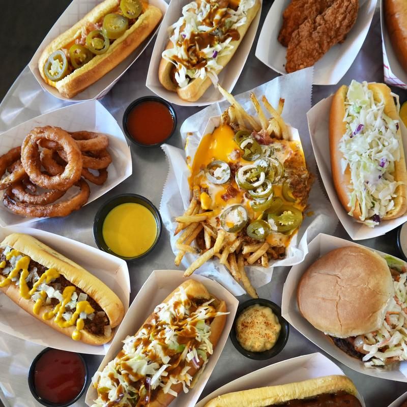A Menu Built Around Creative Hot Dog Combinations