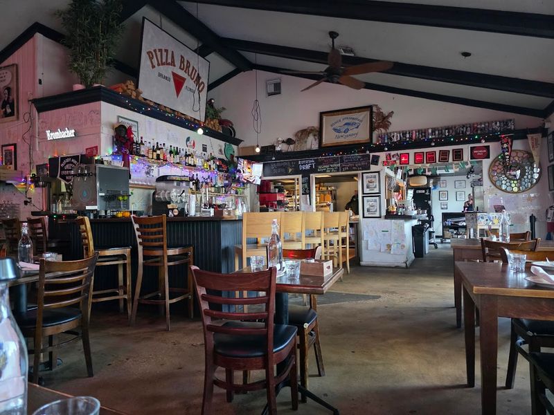 The Cozy And Hip Ambiance Inside Pizza Bruno