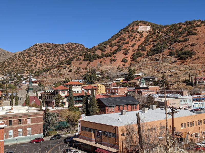 A Mile-High Town Hanging On The Mule Mountains A Mile-High Town Hanging On The Mule Mountains