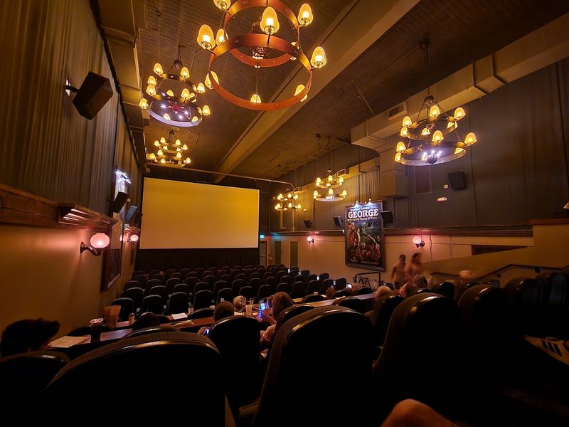 A Movie Theater Where Dinner Comes To Your Seat