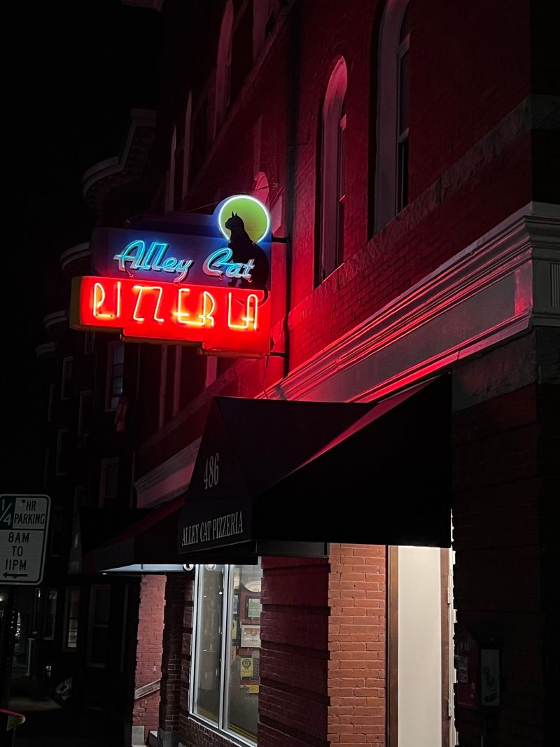 A Neon Glow On Chestnut Street