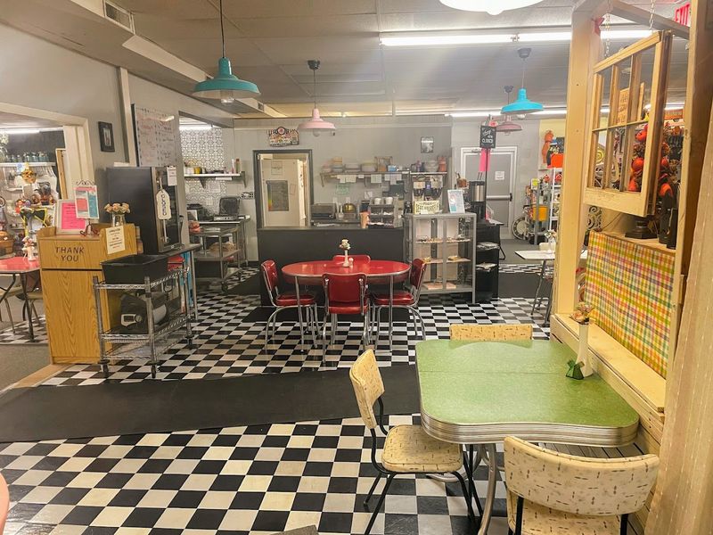 A Small Cafe Hidden Inside The Store