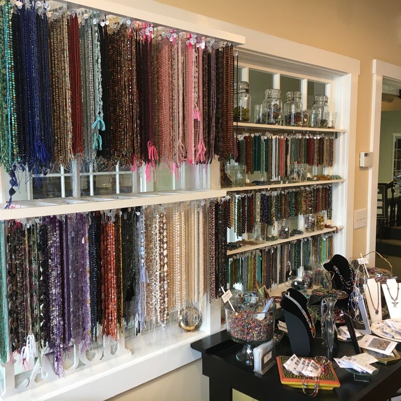 A Passport's Worth Of Beads Waits On These Shelves A Passport's Worth Of Beads Waits On These Shelves