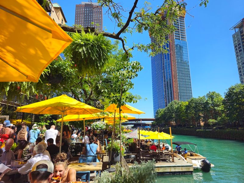 Pizza With A Waterfront View
