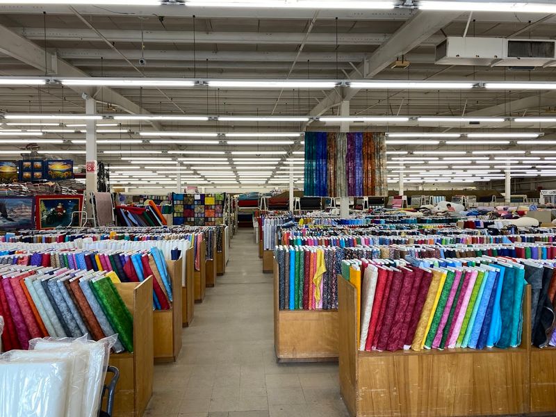 Rows Upon Rows Of Colorful Materials