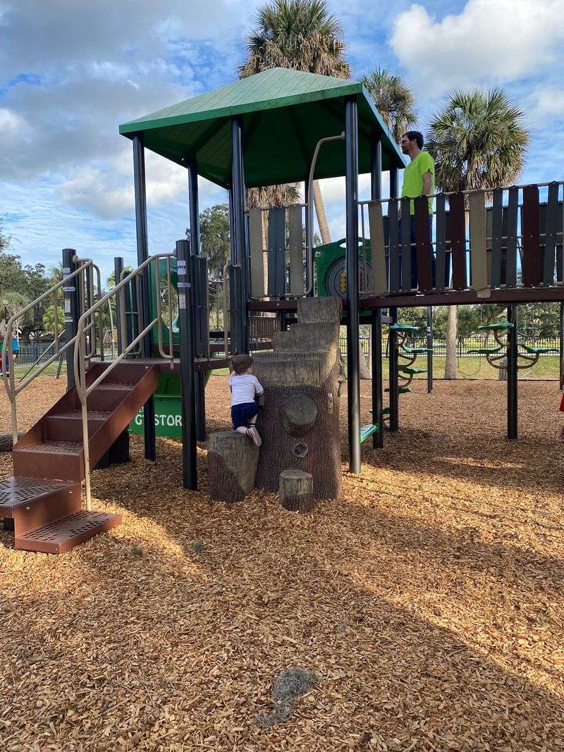 A Playground And Splash Pad For The Kids