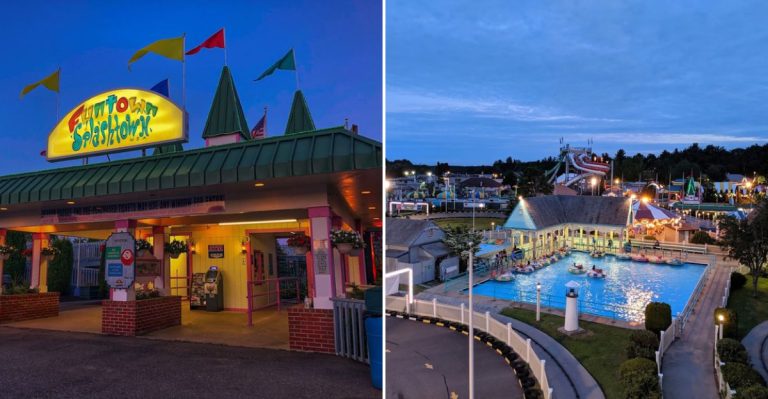 A Popular Maine Waterpark Turns Into An Adults-Only Retreat At Night