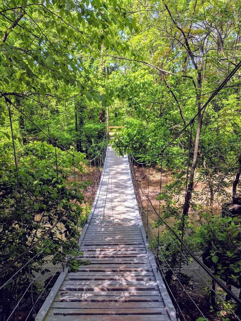 A Quiet Bridge Above The Creek A Quiet Bridge Above The Creek