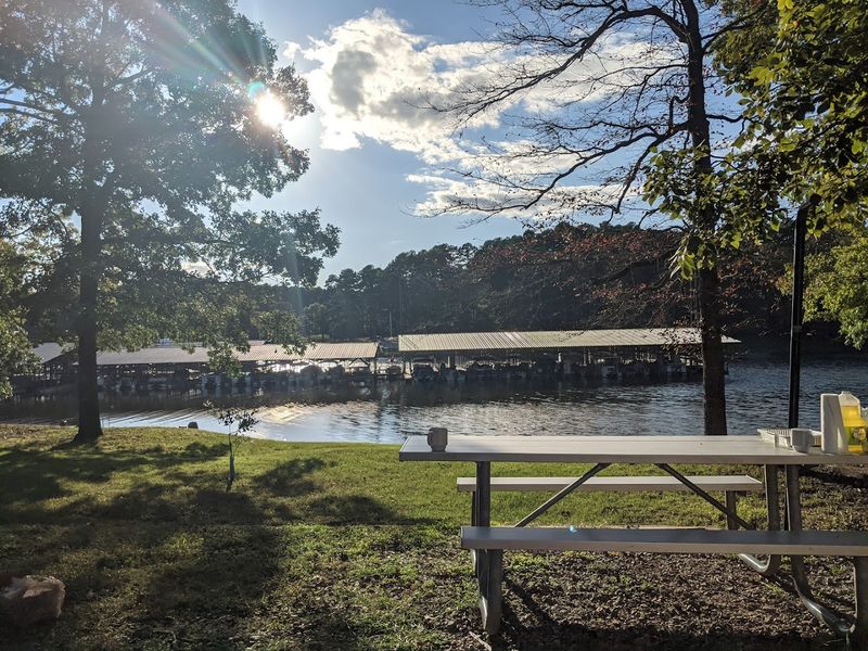 A Quiet Cove Above The Water