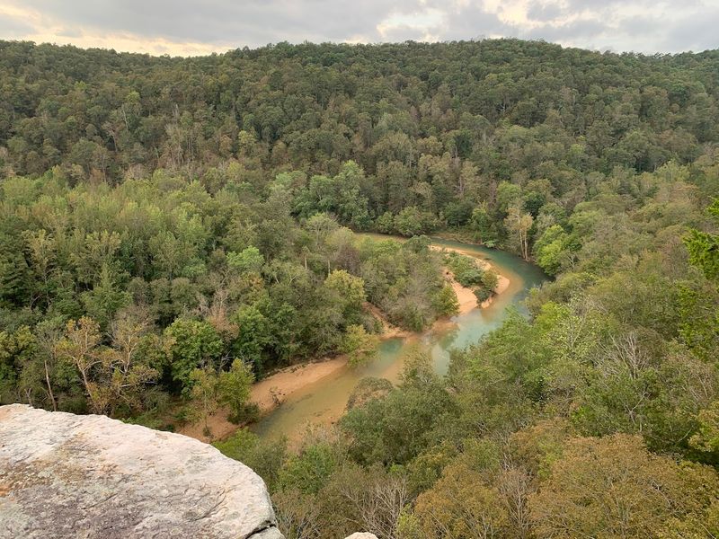 A Quiet Ridge Above Winding Waters