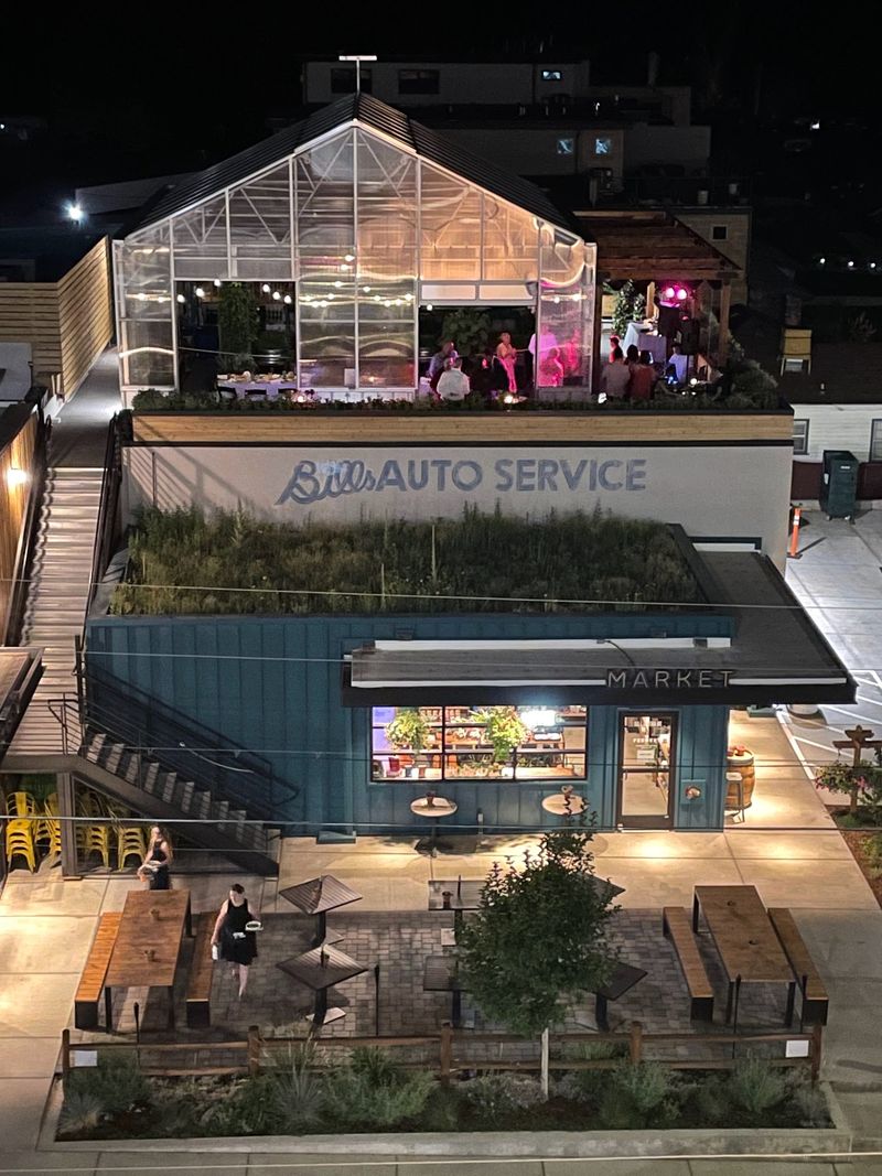 A Renovated Auto Shop Gives The Place Its Backbone