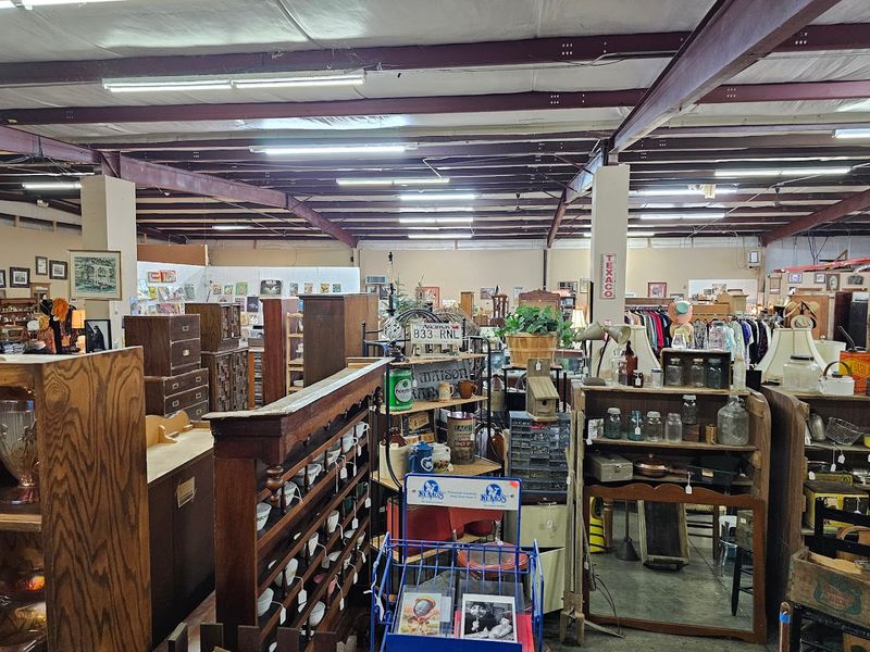 Rows Of Booths Overflowing With Vintage Surprises